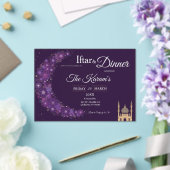 Purple Minimal Mosque Ramadan Iftar Party  Acryleinladungen (In Situ (Hochzeit))