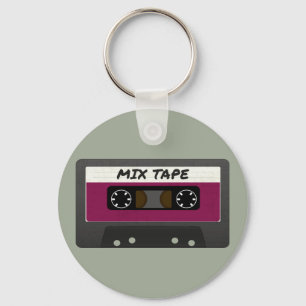 Purple Mix Tape - 80s And 90s Retro Inspired Gift Schlüsselanhänger