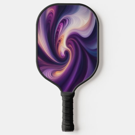 Purple Momentum – Abstract Art Pickleball Paddle (Vorderseite)