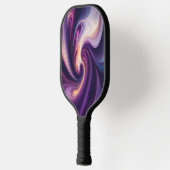 Purple Momentum – Abstract Art Pickleball Paddle (Links)