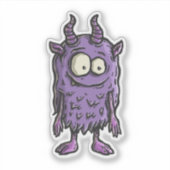 Purple Monster Aufkleber (Vorderseite)
