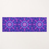 Purple Moonflower Yogamatte (Vorderseite (Horizontal))