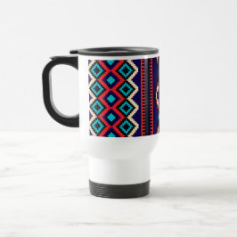 Purple Mosaic Travel Mug Reisebecher