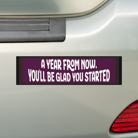 Purple Motivational Random Acts of Kindness  Autoaufkleber (Auf Auto)