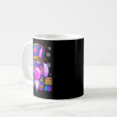 Purple Nutcracker Blowing Bubble Gum Cute Christma Kaffeetasse (Vorderseite Links)