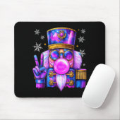 Purple Nutcracker Blowing Bubble Gum Cute Christma Mousepad (Mit Mouse)