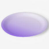 Purple Ombre Gradient Pappteller (Schrägansicht)