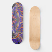 Purple, orange, black Vibe Skateboard (Vorderseite)