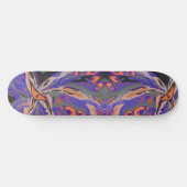 Purple, orange, black Vibe Skateboard (Horizontal)