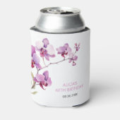 Purple Orchid Flower Blossom Birthday Dosenkühler (Kanne Rückseite)