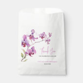 Purple Orchid Flower Blossom Birthday Geschenktütchen (Vorderseite)