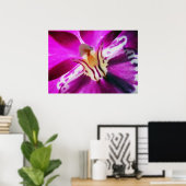 Purple Orchid Poster (Heimbüro)