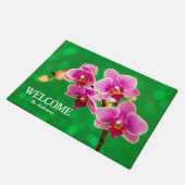 Purple Orchids Door Mat Fußmatte (Schrägansicht)