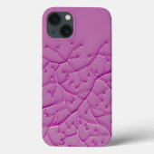 Purple Organic Texture iPhone Case Trendy Look (Rückseite)