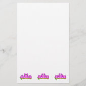 Purple Owls Design Briefpapier (Vorderseite)