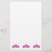 Purple Owls Design Briefpapier (Rückseite)