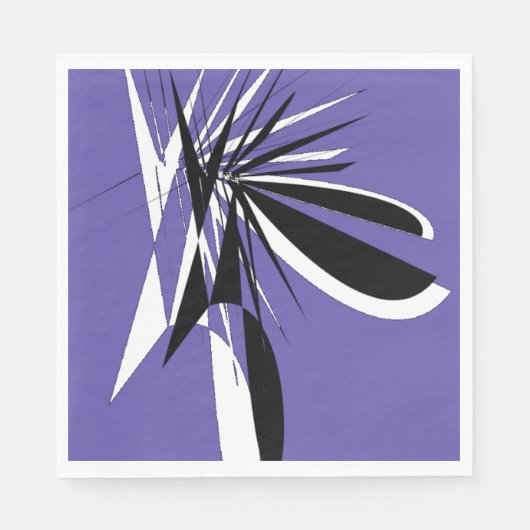 Purple Paper Napkins / Papierhandtuch Serviette (Vorderseite)