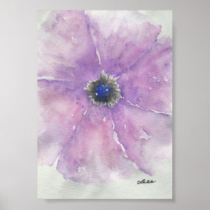  Purple Passion Premium 5x7 Canvas Gloss Poster