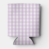 Purple Pastel Gingham Pattern Grandmillenial Dosenkühler (Vorderseite)