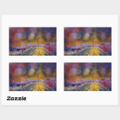 Purple Path Rechteckiger Aufkleber (Blatt)