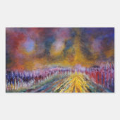 Purple Path Rechteckiger Aufkleber (Vorderseite)