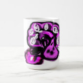 Purple peacock kaffeetasse (Mittel)