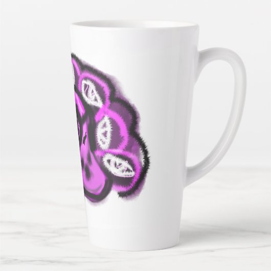 Purple peacock milchtasse (Rechts)