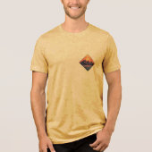 Purple Peaks at Sunset Tri-Blend Shirt (Vorderseite)