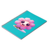 Purple Petal Power  Notizblock (Linke Seite)