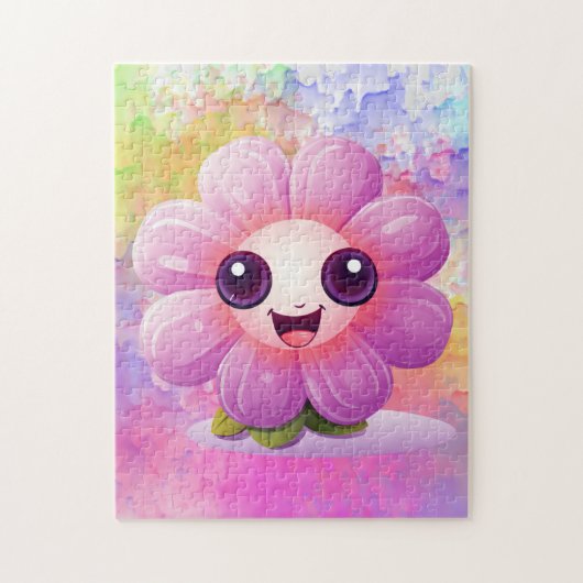 Purple Petal Power Puzzle (Vertikal)
