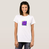 Purple Petunia Womans T-Shirt (Vorne ganz)