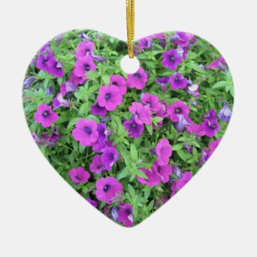 Purple Petunias Ornament (Vorne)