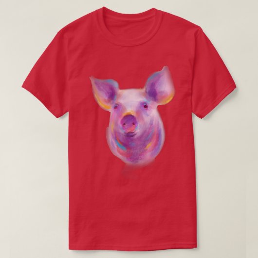 Purple Piglet T-Shirt (Design vorne)