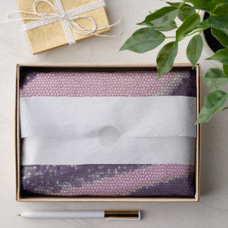 Purple pink abstract stripes with elegant sparkle seidenpapier