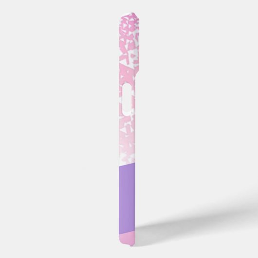 Purple, pink and white schatten glitter Case-Mate iPhone hülle (Rückseite / Rechts)