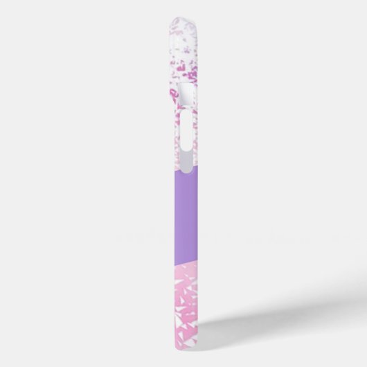 Purple, pink and white schatten glitter Case-Mate iPhone hülle (Rückseite / Links)