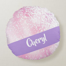 Purple, pink and white schatten glitter