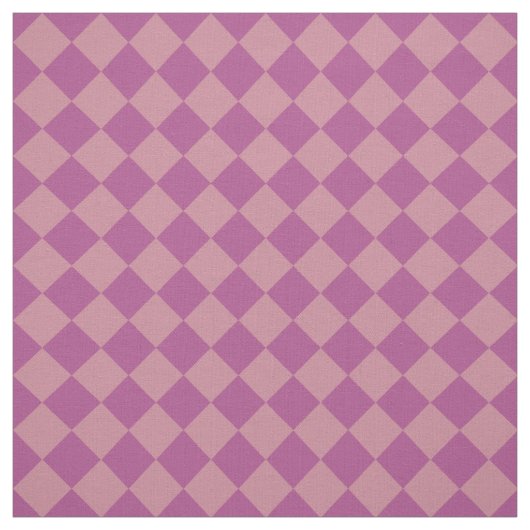 Purple Pink Checker Diamond Pattern Stoff (Muster)