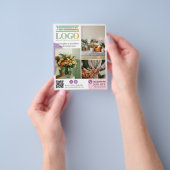 Purple Pink Circles Logo Photos Promotional Flyer (Gruppe)