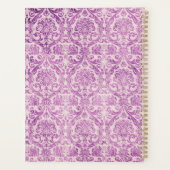 Purple Pink Damask Planer (Rückseite)