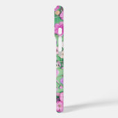 Purple Pink Floral Botanical Garden Phone Case (Rückseite / Links)