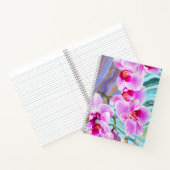 Purple Pink Floral Watercolor Geode Name Journal Notizblock (Innenseite)