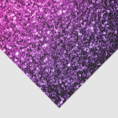 Purple Pink ombre faux shiny glitter sparkles Seidenpapier (Ausschnitt)