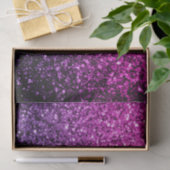 Purple Pink ombre faux shiny glitter sparkles Seidenpapier (Geschenk)