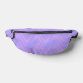 Purple Pink Wavy Lines Pattern Bauchtasche (Ablage )