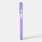 Purple Pink Wavy Lines Pattern Case-Mate iPhone Hülle (Rückseite / Links)