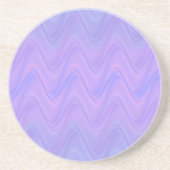 Purple Pink Wavy Lines Pattern Getränkeuntersetzer (Vorne)