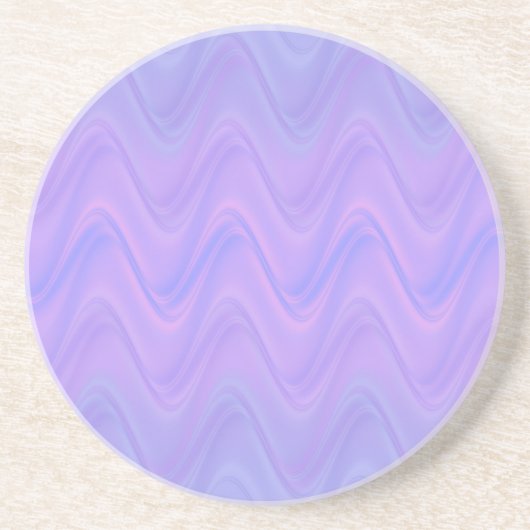 Purple Pink Wavy Lines Pattern Getränkeuntersetzer (Vorne)