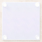 Purple Pink Wavy Lines Pattern Glasuntersetzer (Rückseite)