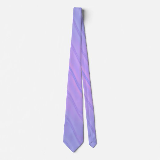 Purple Pink Wavy Lines Pattern Krawatte (Vorderseite)